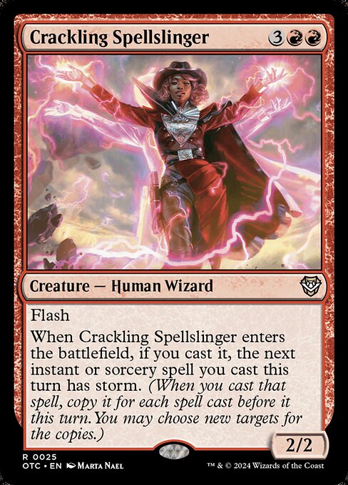 Crackling Spellslinger (OTC) 25 - Near Mint