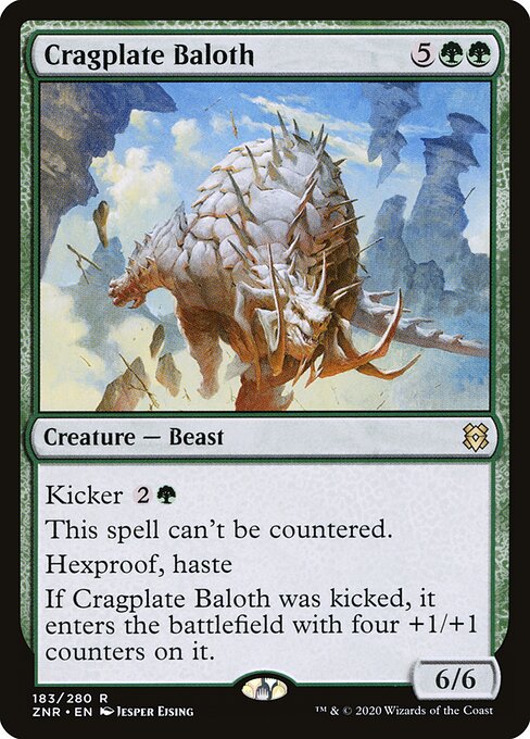 Cragplate Baloth (ZNR) 183 - Near Mint