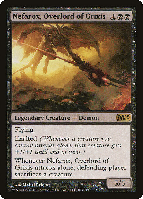 Nefarox, Overlord of Grixis (M13) 103 - Near Mint