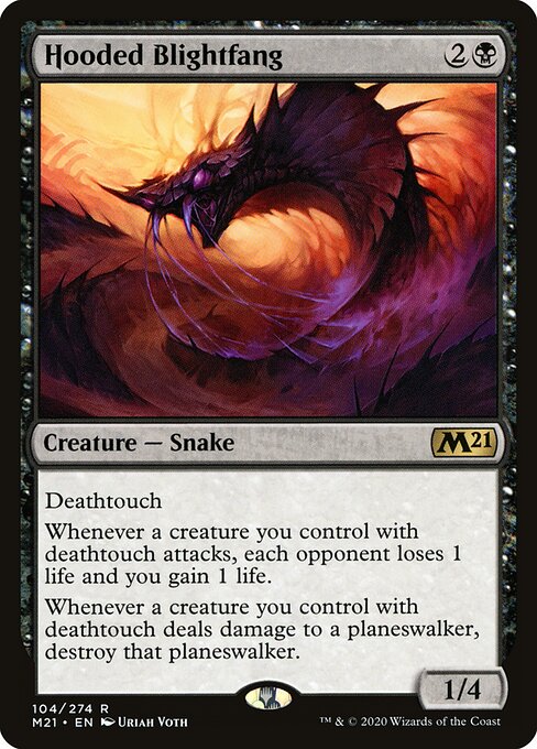 Hooded Blightfang Foil (M21) #104