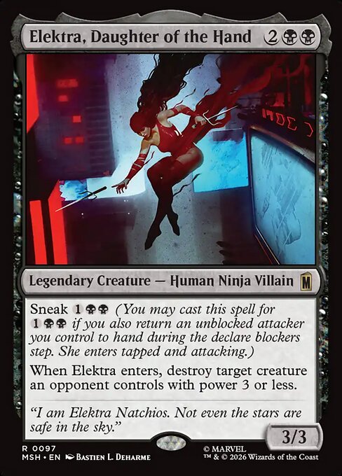 Elektra, Daughter of the Hand (MSH) 97 - Near Mint