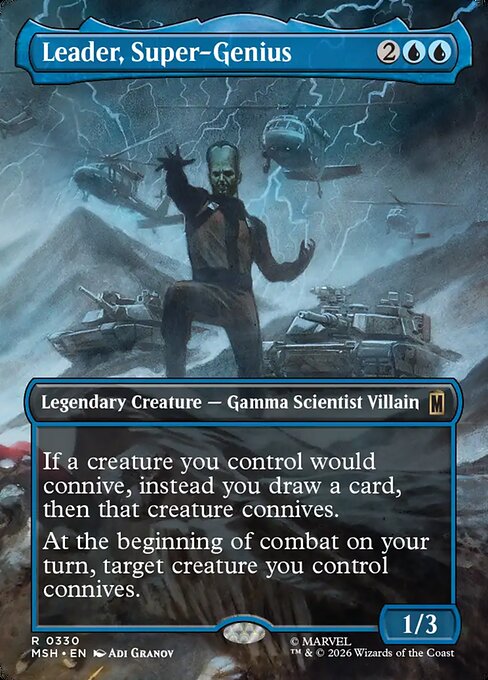 Leader, Super-Genius Foil (MSH) #330