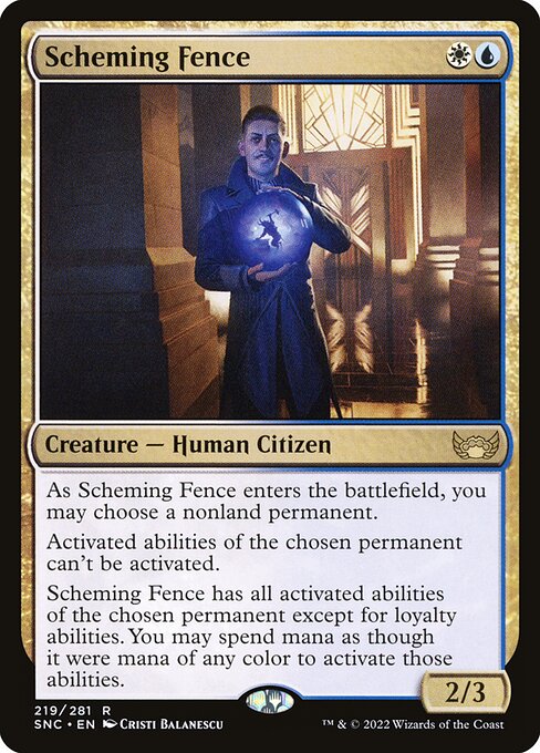 Scheming Fence (SNC) 219 - Near Mint