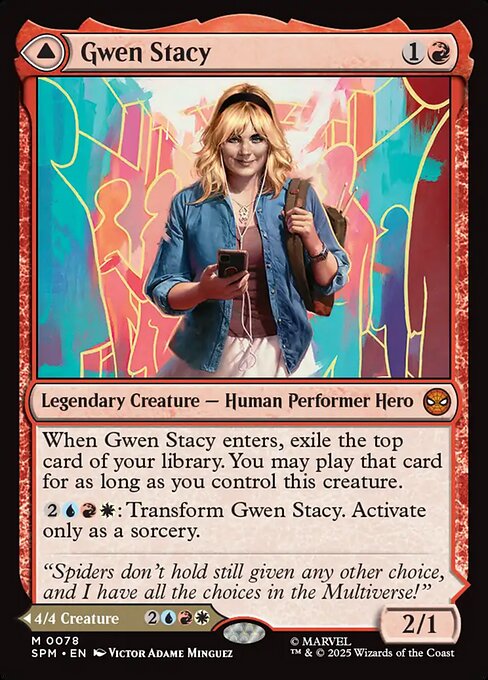 Gwen Stacy // Ghost-Spider (SPM) 78 - Foil - Near Mint