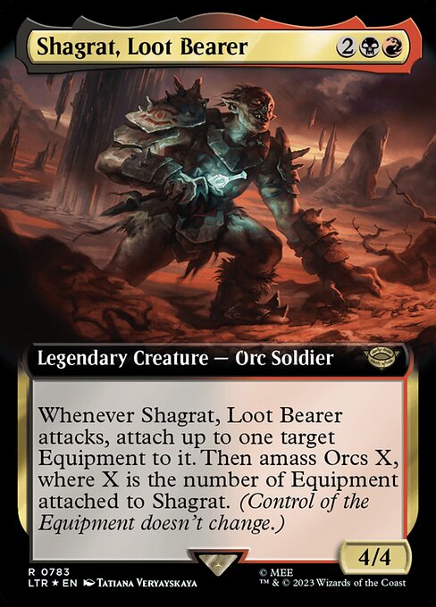 Shagrat, Loot Bearer Foil (LTR) #783