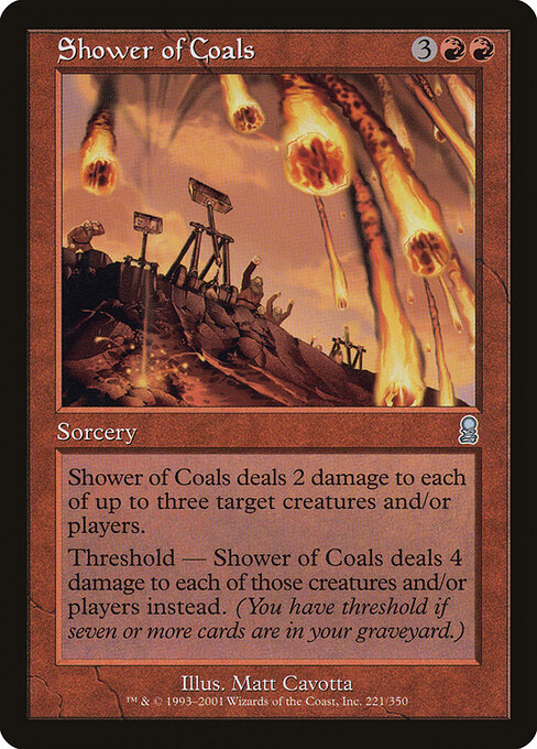 Shower of Coals (ODY) 221 - Near Mint