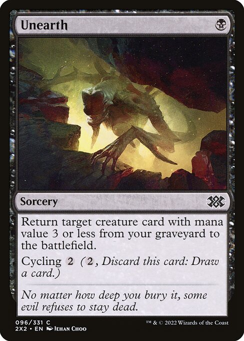 Unearth Foil (2X2) #96
