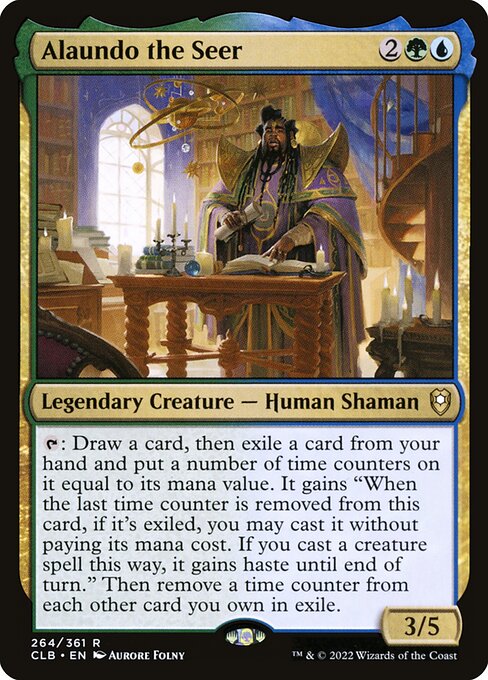 Alaundo the Seer Foil (CLB) #264