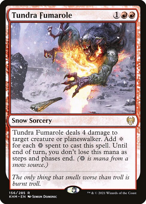Tundra Fumarole (KHM) 156 - Near Mint