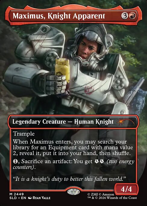 Maximus, Knight Apparent Foil (SLD) #2449