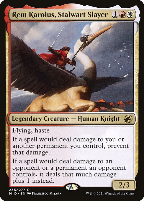 Rem Karolus, Stalwart Slayer Foil (MID) #235