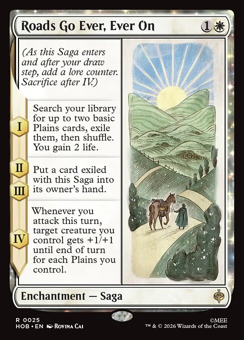 Roads Go Ever, Ever On Foil (HOB) #25