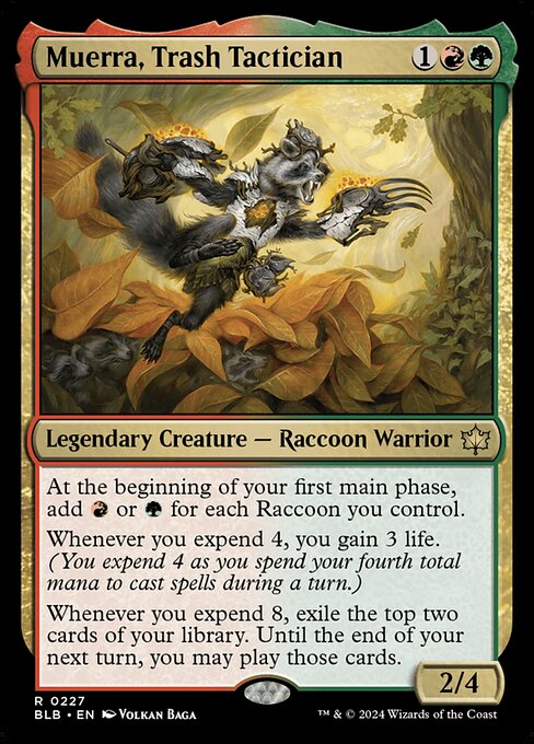 Muerra, Trash Tactician (BLB) 227 - Near Mint