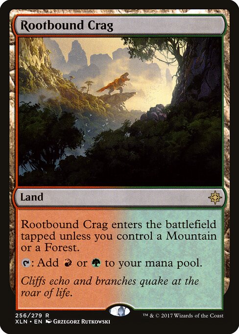 Rootbound Crag (XLN) 256 - Foil - Near Mint