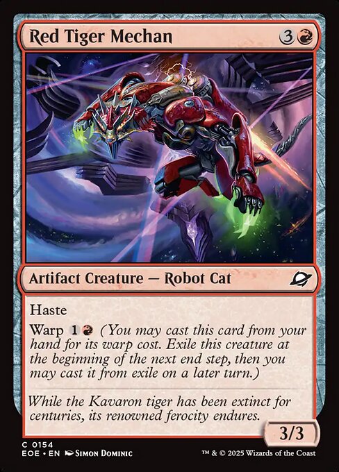 Red Tiger Mechan - Edge of Eternities