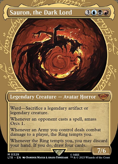 Sauron, the Dark Lord (LTR) 329 - Near Mint