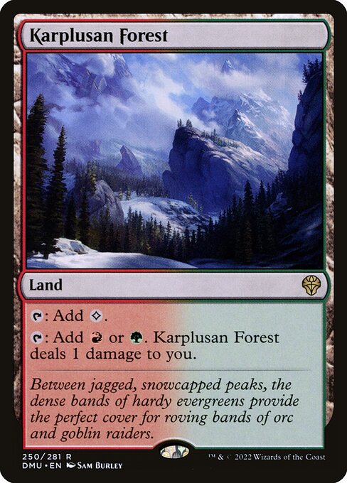 Karplusan Forest (DMU) 250 - Foil - Near Mint