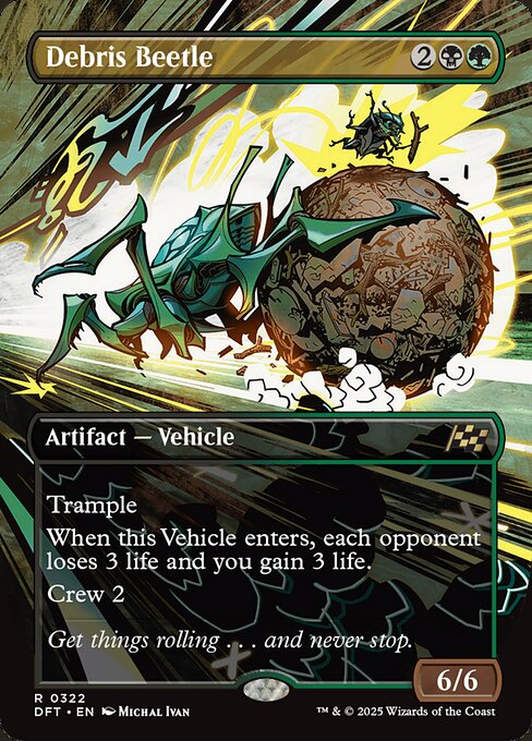 Debris Beetle (DFT) 322 - Near Mint