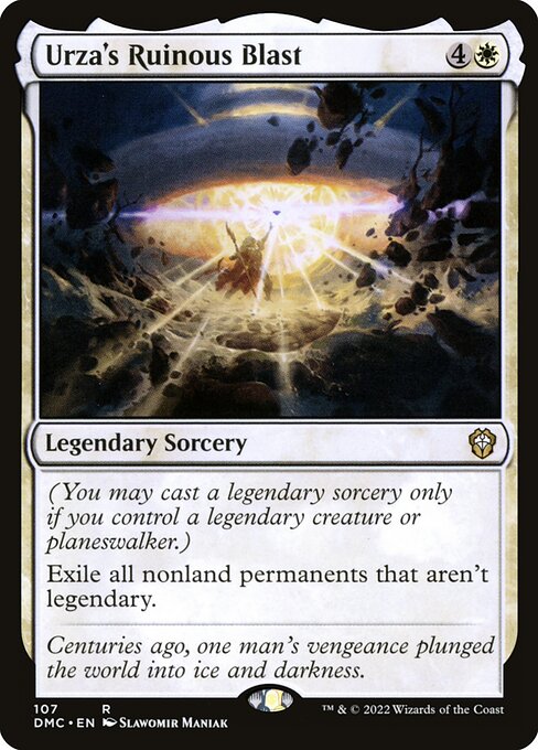 Urza's Ruinous Blast (DMC) 107 - Near Mint