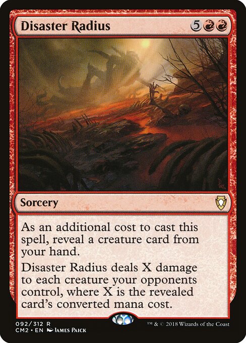 Disaster Radius (CM2) 92 - Near Mint