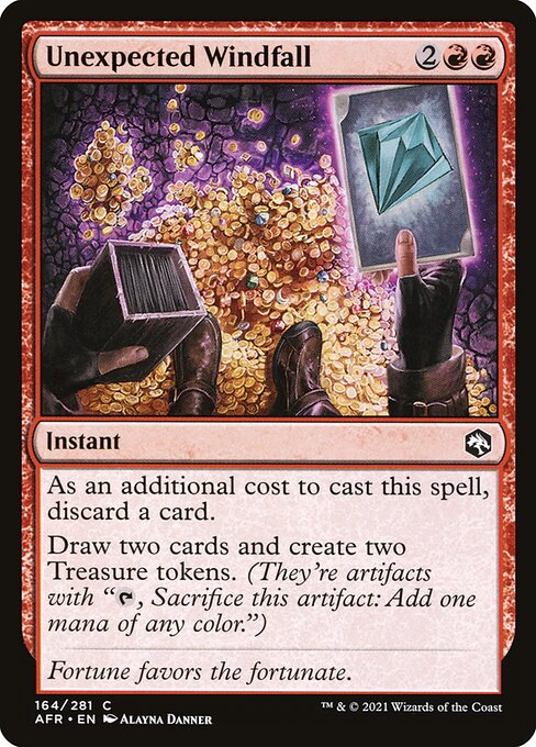 Unexpected Windfall (AFR) 164 - Near Mint