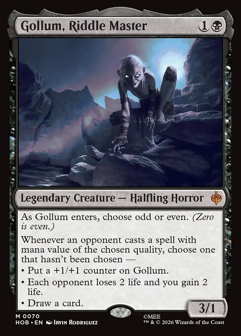 Gollum, Riddle Master (HOB) 70 - Near Mint