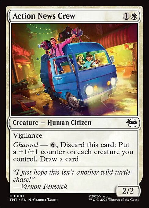 Action News Crew (TMT) 1 - Foil - Near Mint