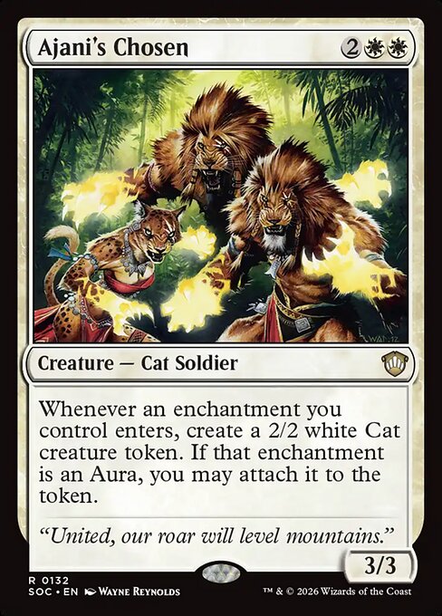 Ajani's Chosen (SOC) 132 - Near Mint