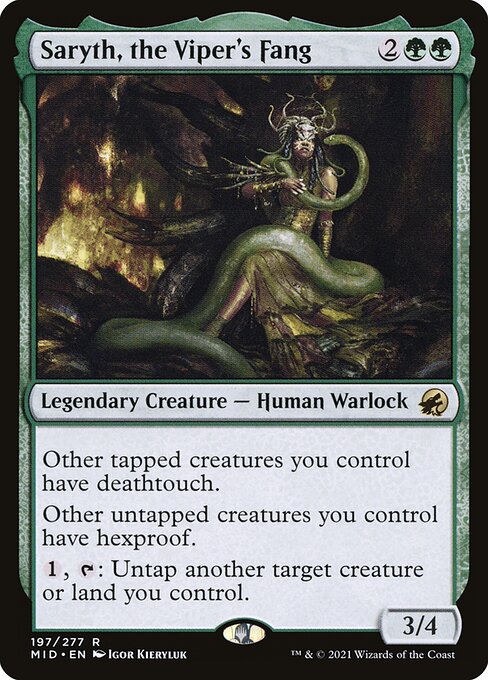 Saryth, the Viper's Fang (MID) 197 - Foil - Near Mint