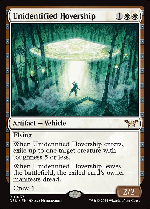 Unidentified Hovership (DSK) 37 - Foil - Near Mint