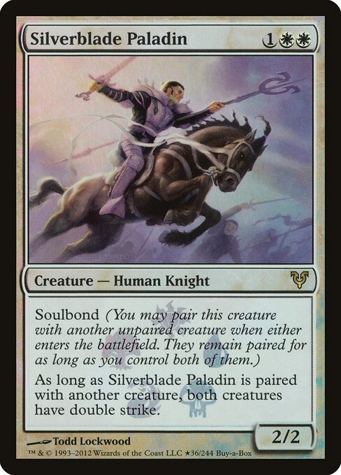 Silverblade Paladin Foil (PAVR) #36★