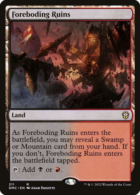Foreboding Ruins (DMC) 211 - Near Mint