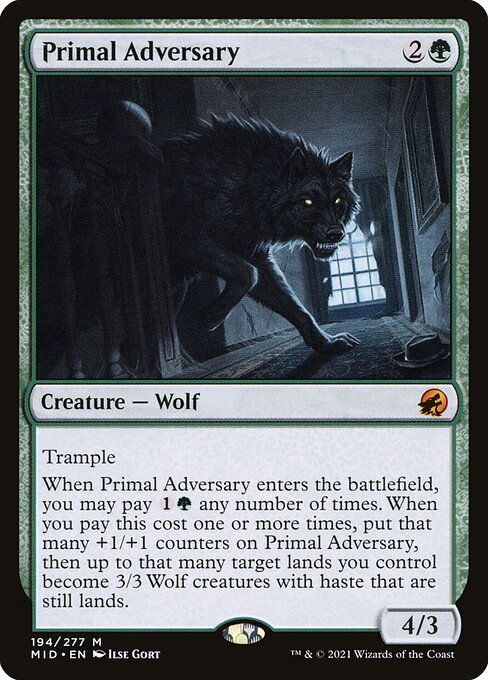 Primal Adversary Foil (MID) #194