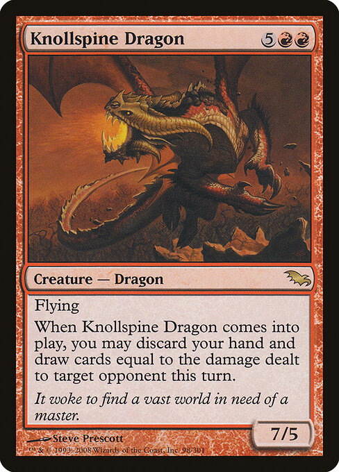 Knollspine Dragon (SHM) 98 - Near Mint