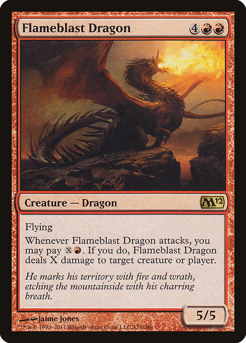 Flameblast Dragon (M12) 133 - Near Mint