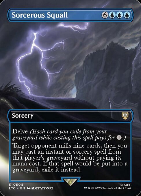 Sorcerous Squall Foil (LTC) #504