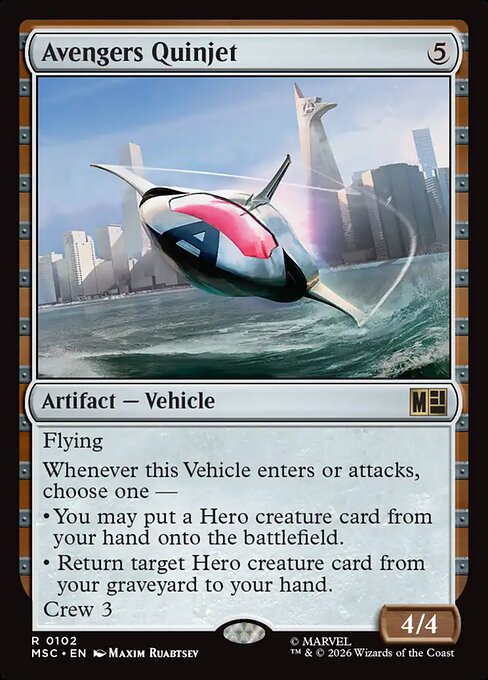 Avengers Quinjet (MSC) 102 - Near Mint