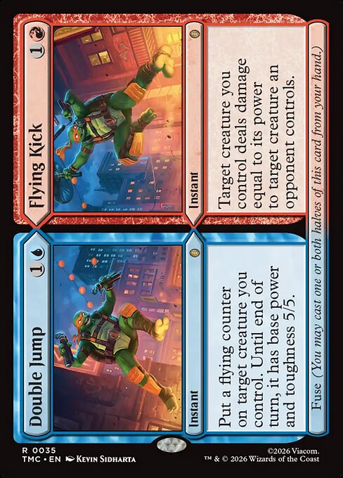 Double Jump // Flying Kick (TMC) 35 - Near Mint