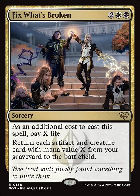 Fix What's Broken (SOS) 188 - Near Mint