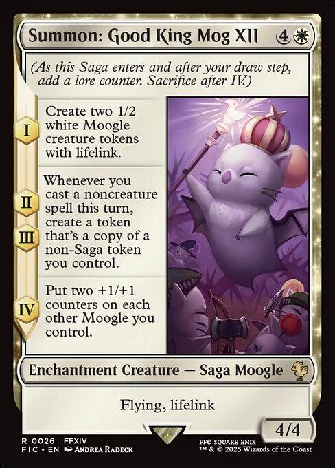 Summon: Good King Mog XII (FIC) 26 - Near Mint