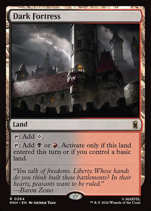 Dark Fortress (MSH) 264 - Near Mint