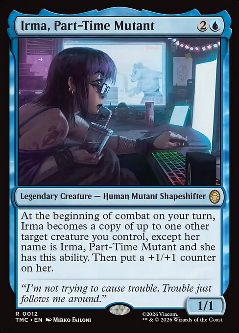 Irma, Part-Time Mutant (TMC) 12 - Near Mint