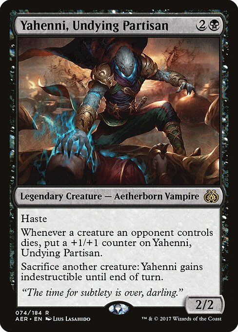 Yahenni, Undying Partisan (AER) 74 - Near Mint
