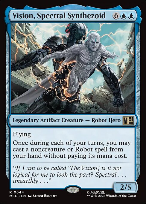 Vision, Spectral Synthezoid (MSC) 644 - Foil - Near Mint