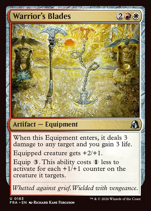 Warrior's Blades (FRA) 163 - Foil - Near Mint