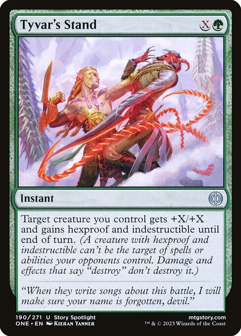 Tyvar's Stand Foil (ONE) #190