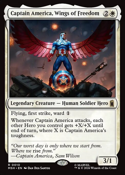 Captain America, Wings of Freedom (MSH) 10 - Near Mint