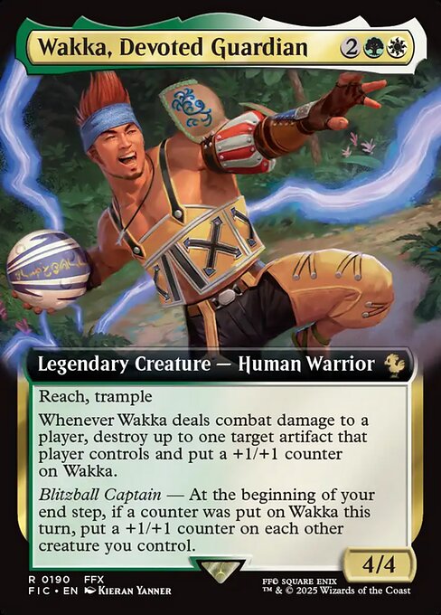 Wakka, Devoted Guardian (FIC) 190 - Near Mint