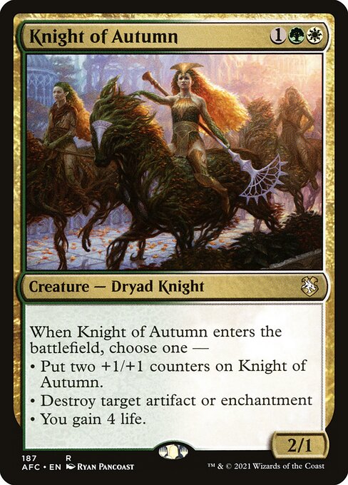 Knight of Autumn (AFC) 187 - Near Mint