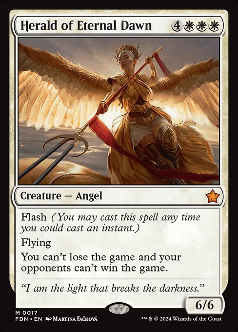 Herald of Eternal Dawn Foil (FDN) #17